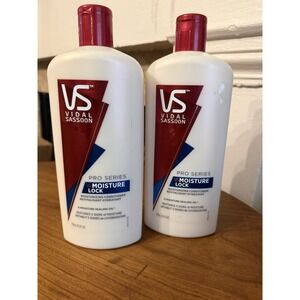 (2) Vidal Sassoon Pro Series Moisture Lock Moisturizing Conditioner 25.3 oz